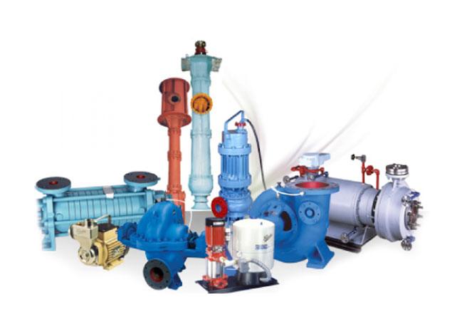 "Various industrial pumps and motors in different sizes and configurations – used in agricultural and engineering systems supplied by Bravo Bearings Langkloof"