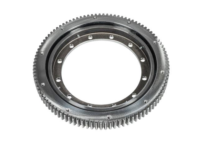"Precision-engineered ring gear bearing used in heavy-duty industrial machinery – available from Bravo Bearings Langkloof"